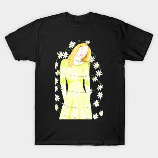 Dancing with the Daisies- Light Blue T-Shirt